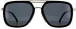 Hugo Boss Aviator Herren Schwarz Gold Grau 90041091