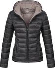 Marikoo Damen Steppjacke Lucy mit Kapuze & leichtem Futter