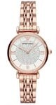 Emporio Armani Gianni T-bar ros&eacute;gold Damen Armbanduhr AR11244