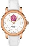 Tissot Heart Flower Wei&szlig; Damen Armbanduhr T0502073701705