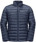 Pack&Go Down Jacket von Jack Wolfskin in der farbe Blau und in gr&ouml;&szlig;e L.