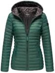Marikoo Damen Steppjacke &ndash; Asraa, leicht mit Kapuze & Kontrastfutter