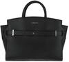 Calvin Klein Damen schwarze Polyurethan-Handtasche