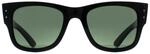 Ray-Ban Square Unisex poliert Schwarz Gr&uuml;n RB0840S Mega Wayfarer