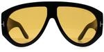 Tom Ford Bronson FT1044 01E gl&Atilde;&curren;nzend schwarz braun Sonnenbrille