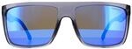 Carrera Rectangle Mens Grey Blue Mirror Sonnenbrille