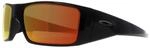 Oakley Wrap Unisex Poliert Schwarz Prizm Ruby Heliostat