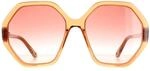 Chloe Runde Damen Orange Kristall Rosa Farbverlauf CH0008S Esther