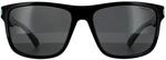 Polaroid Square Mens Schwarz Grau Polarisierte Sonnenbrille 90041091