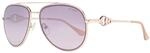 Guess Aviator Womens Gl&auml;nzend Rose Gold Bordeaux Spiegel GF0344
