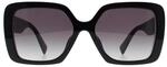 Miu Miu Square Damen Schwarz Grau Gradient MU10YS