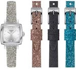 Tissot Lovely Square Festive Kit Damen Pinke Uhr T0581091703602