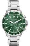 Emporio Armani Diver Herren Silberne Uhr AR11500