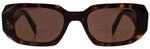 Prada Rectangle Damen Schildpatt Braun PR17WS