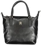 Julia Kleine Tasche Schwarze Nylon-Handtasche