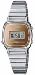 Casio Casio Collection Vintage Silber Damen Armbanduhr LA670WES-4AEF