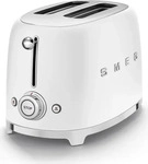 Smeg 50's 2-Schlitz Toaster Matt Wei&szlig;