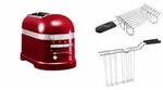 KitchenAid Paket 1, Toaster + Br&ouml;tchenaufsatz Artisan 5KMT2204 - Liebesapfelrot