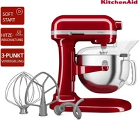 KitchenAid K&uuml;chenmaschine mit Sch&uuml;sselheber 5,6 L Artisan 5KSM60SPX Empire Rot