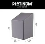 Platinum AeroCover Stapelst&uuml;hle Abdeckung
