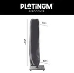 Platinum AeroCover gerade Sonnenschirme Schutzh&uuml;lle