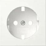 Gira Abdeckung SCHUKO-Steckdose System 55 Reinwei&szlig; matt 492027