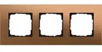 Gira Abdeckrahmen 3-fach Gira Esprit Bronze 021338