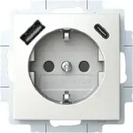 Busch-Jaeger SCHUKO&reg;-/USB-A+C Steckdose alpinwei&szlig;, balance-si, safety+