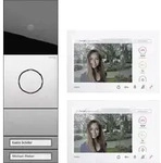 Gira ZFH-Paket Wohnungsstation Video AP 7 System 106 Edelstahl 2432920