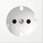 Gira Abdeckung SCHUKO-Steckdose SH System 55 Reinwei&szlig; 492103