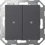 Gira KNX Taster Wippe 2-fach System 55 anthrazit 517328