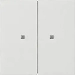 Gira KNX Taster Wippe 2-fach Fl&auml;chenschalter reinwei&szlig; 5173112