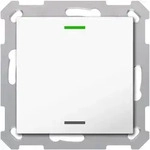 MDT BE-TAL55T1.01, MDT technologies Taster Light 55 1-fach RGBW,rws/gl&auml;,neutral