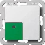 Gira Abstelltaster System 55 reinweiss 291103