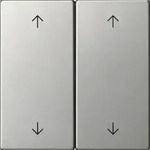 Gira Wippe 2-fach Edelstahl 5387600