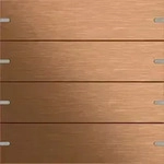 Gira Wippenset 4-fach Tastensor 4 TS4 Bronze 502438