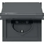 Gira SCHUKO-Steckdose KD + BSF Gira TX_44 Anthrazit 441067