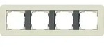 Gira Abdeckrahmen 4-fach E3 Sand/Anthrazit 0214427