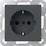 Gira SCHUKO-Steckdose SP ohne Krallen System 55 Anthrazit 475528