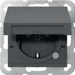 Gira SCHUKO-Steckdose KD Kontroll+SH System 55 Anthrazit 455228