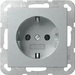 Gira SCHUKO-Steckdose SRK System 55 Aluminium 418026