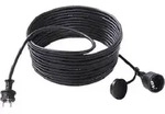 Bachmann Schuko Verl&auml;ngerung 5m schwarz H07RN-F 3G1,5 Kupplung mit Deckel...