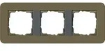Gira Abdeckrahmen 3-fach E3 Umbra/Anthrazit 0213426