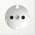 Gira Abdeckung SCHUKO-Steckdose SH System 55 Reinwei&szlig; matt 492127