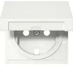Gira Abdeckung SCHUKO-Steckdose KD System 55 Reinwei&szlig; 492203