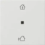 Gira KNX RF Bedienaufsatz 1-fach Heizmodus System 55 Reinwei&szlig; 510603