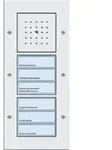 Gira AP-T&uuml;rstation 2x3 Ruftasten TX_44 reinweiss mit T&uuml;rlautsprecher 126866