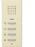 Gira Wohnungsstation Freisprechen AP System 55 cremeweiss gl&auml;nzend 125001