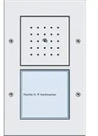Gira T&uuml;rstation Aufputz 1fach reinwei&szlig; 126666