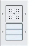 Gira T&uuml;rstation Aufputz 3fach reinwei&szlig; 126766